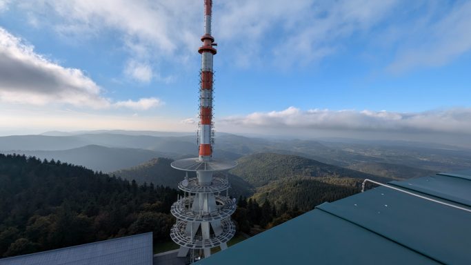 Der Sendemast auf dem Inselsberg Vereinsleben SCE